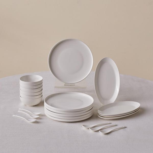 Karaca Forever Bone Fika 22 Parça 6 Kişilik Kahvaltı Takımı - Image 1