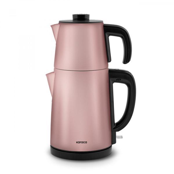 Karaca Gastro Dem 2 in 1 Inox Çay Makinesi Rosegold - Image 1