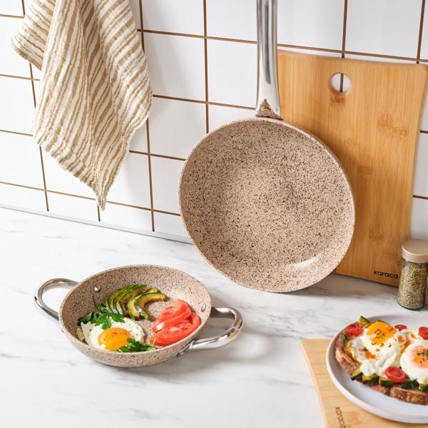 Karaca Biogranit Nare Tava Sahan Set Kahverengi - Image 1