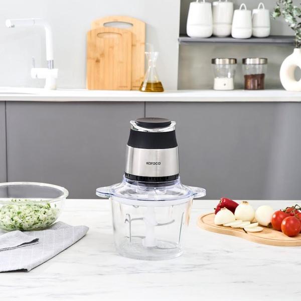 Karaca Megablend 3L Ultra Geniş Cam Hazneli Inox Doğrayıcı - Image 1