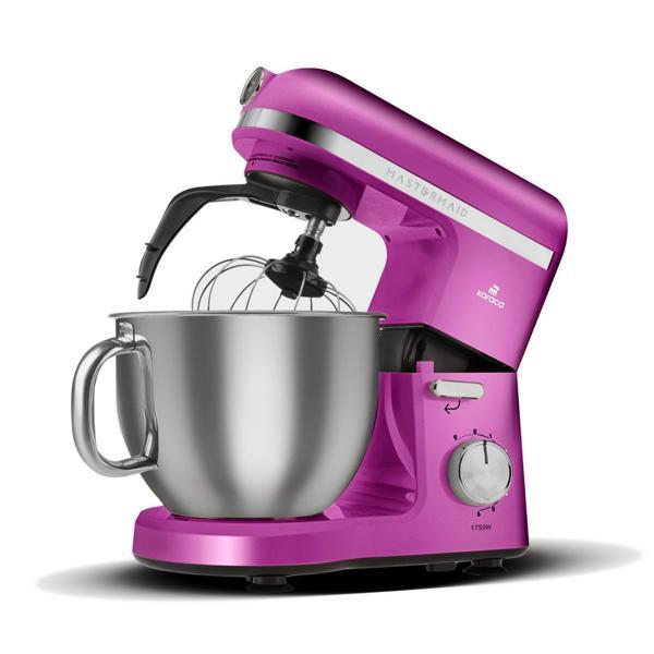 Karaca Mastermaid Chef Pro Çift Kollu Hamur Yoğurma Makinesi Fushia Love  1750W 5L - Image 1