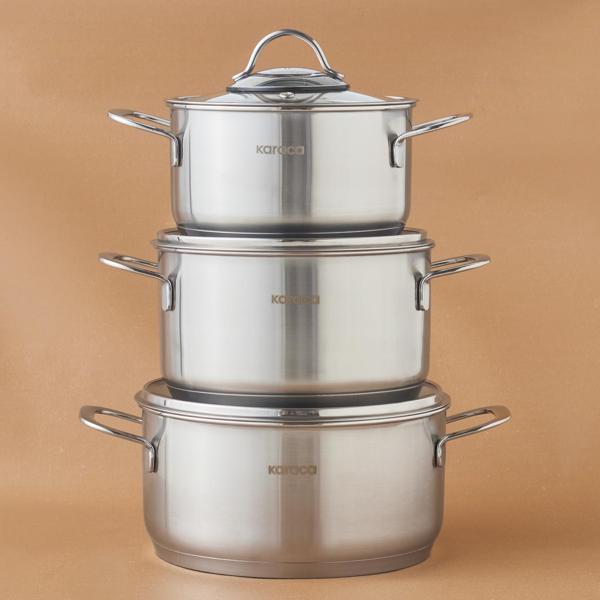 Karaca Fiorino Compact Tencere Seti 6 Parça - Image 1
