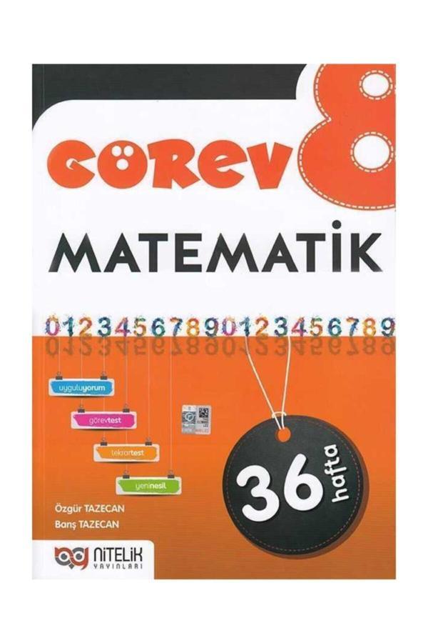 Nitelik 8. Sınıf Görev Matematik Soru Bankası - Nitelik Yayınları - Image 1