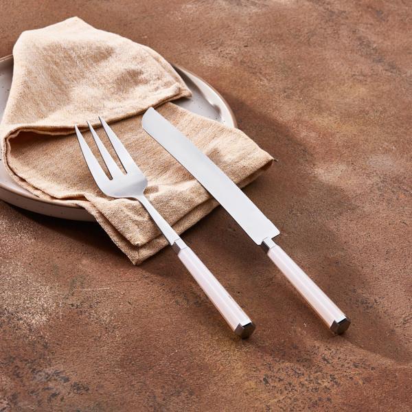 Karaca Freya 2 Parça Servis Seti Beyaz - Image 1