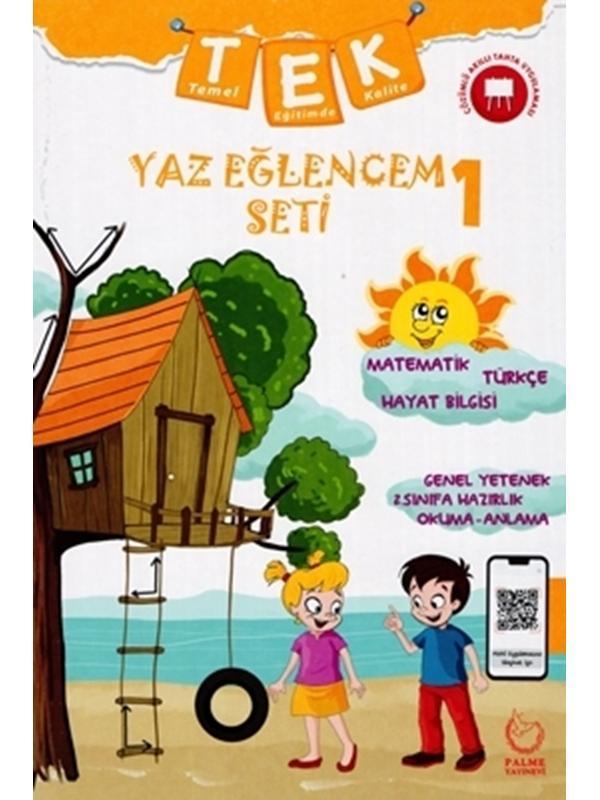 1.Sınıf Tek Yaz Eğlencem Seti - Palme Yayınları - Palme Yayınları - Image 1