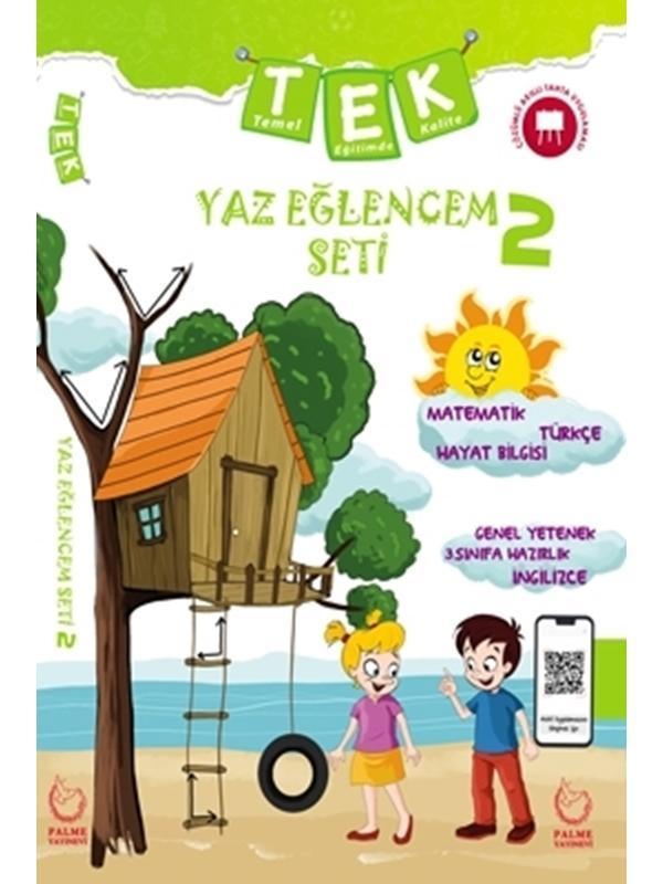 2.Sınıf Tek Yaz Eğlencem Seti - Palme Yayınları - Palme Yayınları - Image 1