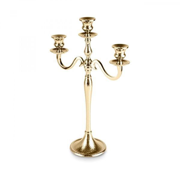 Karaca Home Rena 3'Lü Şamdan Gold 44 Cm - Image 1