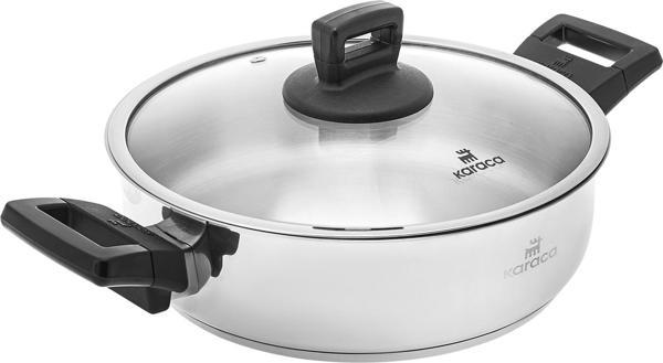 Karaca Senna Indüksiyon Tabanlı Çelik Karnıyarık Tenceresi 24 Cm 3 Lt - Image 1