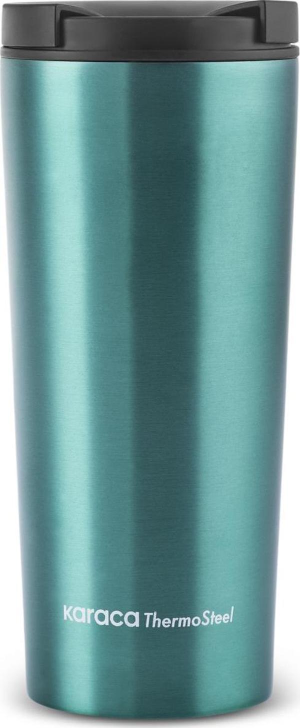 Karaca Sheeny Çelik Sızdırmaz Termos 450 Ml Yeşil - Image 1