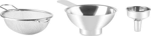 Karaca x Refika Gadgets Çok Amaçlı 3 Parça Huni Ve Süzgeç Seti - Image 1