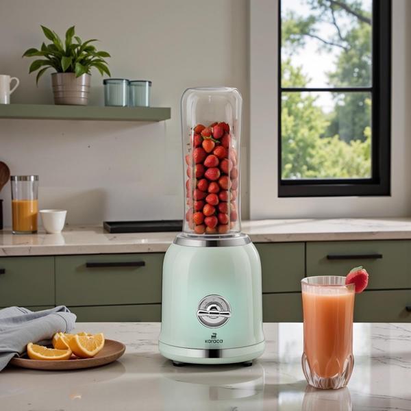 Karaca Retro Personal Kişisel Smoothie Blender Green - Image 1