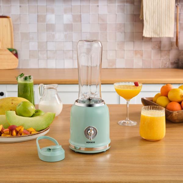 Karaca Retro Personal Kişisel Smoothie Blender Green - Image 1