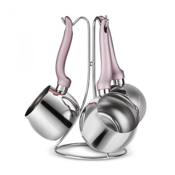 Karaca Fleva 3'lü Cezve Takımı Rose - Image 1