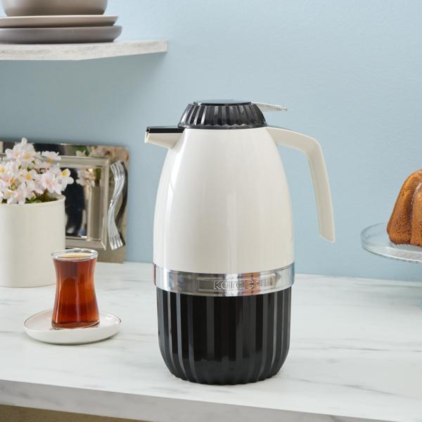 Karaca Gant Cam Sızdırmaz Çay Termosu Siyah 2L - Image 1