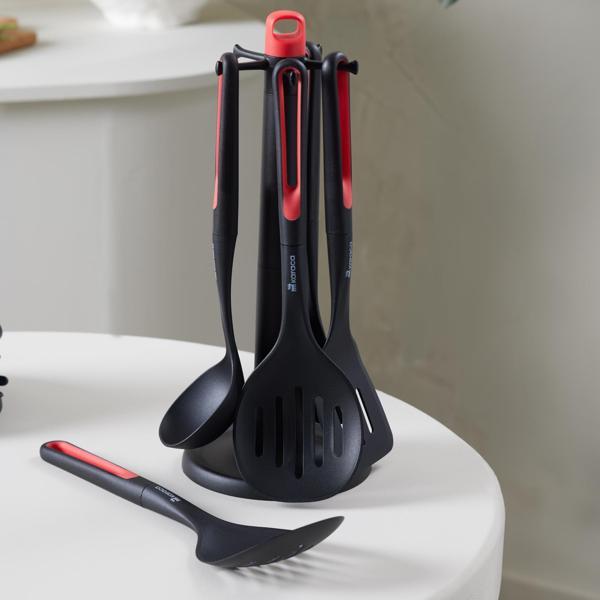 Karaca Marco Red 6 Parça Standlı Servis Seti - Image 1