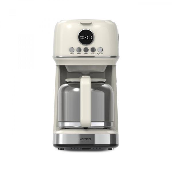 Karaca Multibrew Retro Filtre Kahve Makinesi Cream - Image 1