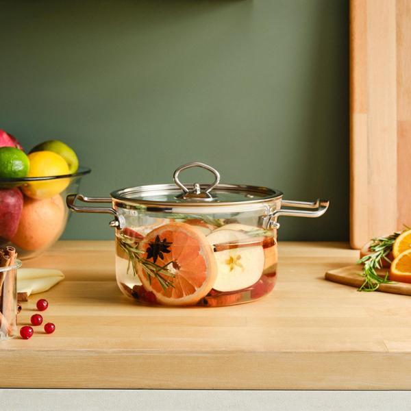 Karaca Amore Borosilikat Cam Derin Tencere 18 Cm - Image 1