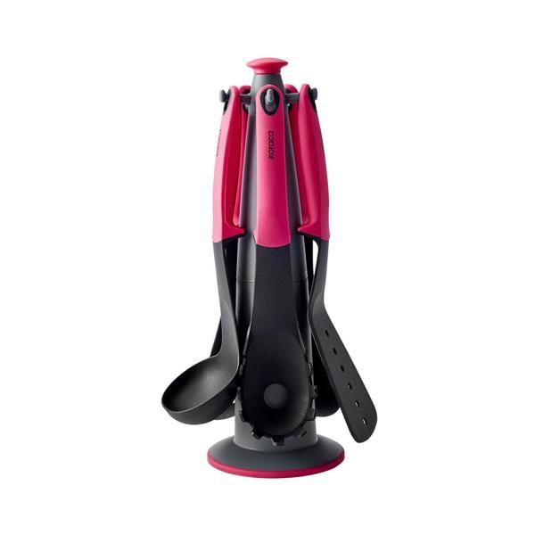 Karaca Dave Pembe 6 Parça Standlı Servis Seti - Image 1