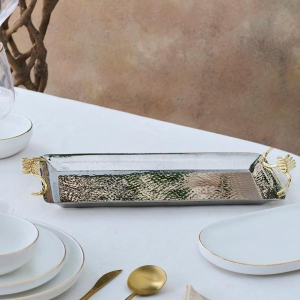 Karaca New Year Yılbaşı Dekoratif Tepsi 44X19 Cm - Image 1