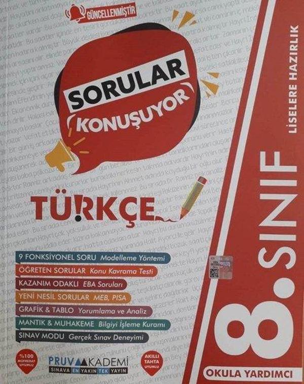 8.Sınıf Türkçe Soru Bankası - Liz Yayınları - Image 1