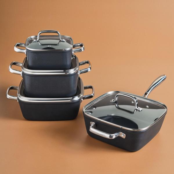 Karaca Biodiamond Master Quattro İndüksiyon Tabanlı 8 Parça Tencere Seti - Image 1