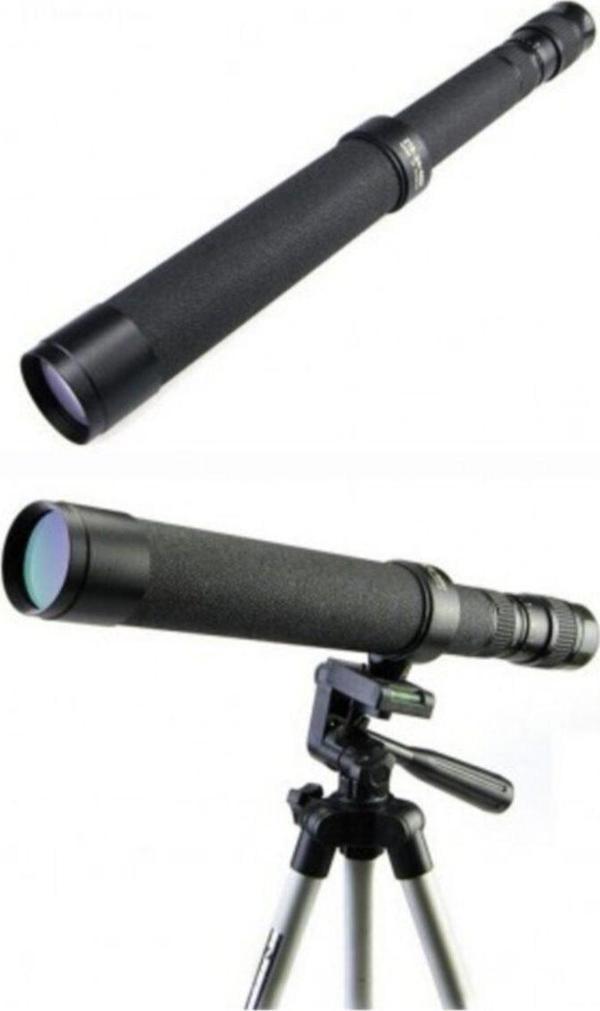 Bosile Zt8-24X40 Rus Model Zoomlu Deri Çantalı Tripot Bağlanan Tekli Dürbün - Image 1
