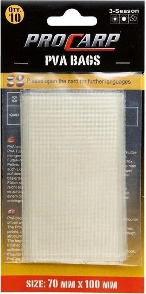 Cormoran Pro Carp PVA BAGS 11-05501 Suda Çözülebilir Çanta 70 mm x 100 mm - Image 1