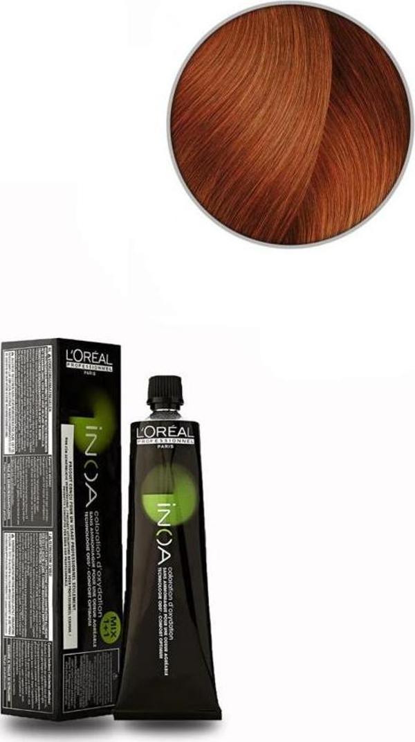 Loreal Professionnel Inoa 7.44 Kumral Yoğun Bakır 60 gr Saç Boyası  - Image 1