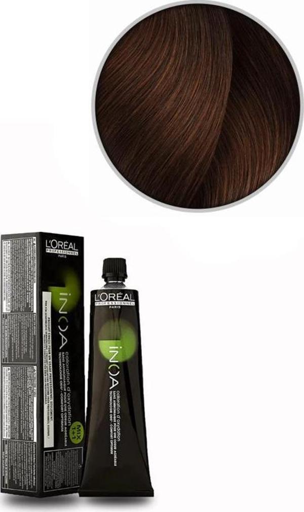L'oreal Professionnel Inoa 5.4 Kestane Bakır 60 gr Saç Boyası  - Image 1