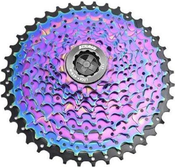 SunRun 10 Vites Kaset Ruble Rainbow CSM-1042 11-42T SR-057 RBL-311 - Image 1