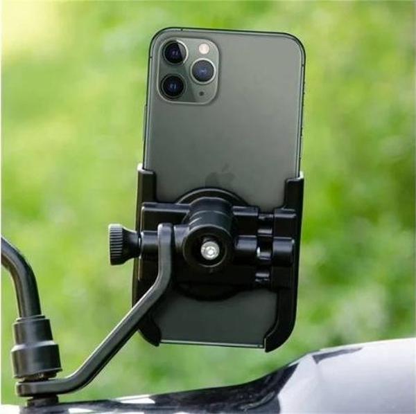 EVO Motosiklet Telefon Tutucu Ayna Monte - Image 1