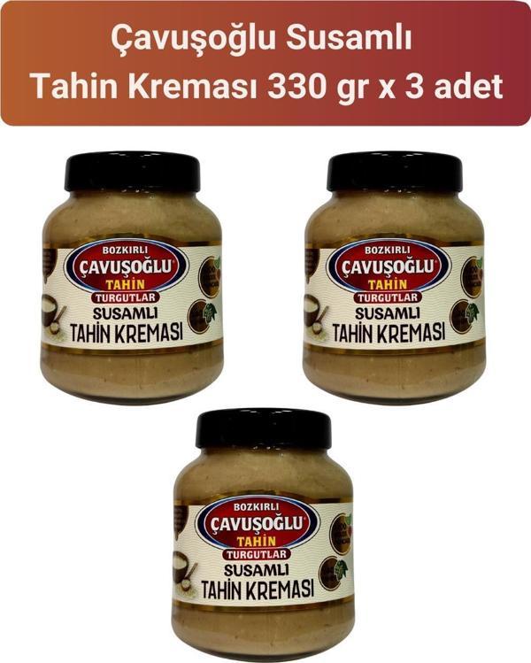Çavuşoğlu Susamlı Tahin Kreması 330 gr x 3 Adet - Image 1