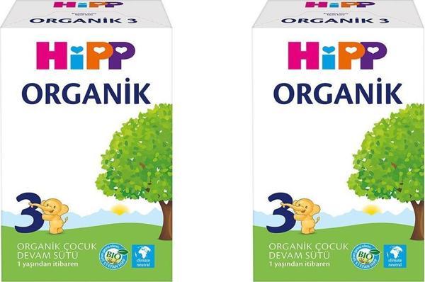 HİPP 3 Organik Devam Sütü 600 gr x 2 Adet - Image 1