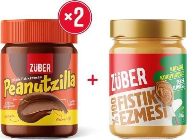 Peanutzilla x2+ %100 Fıstık Ezmesi x1 - Image 1