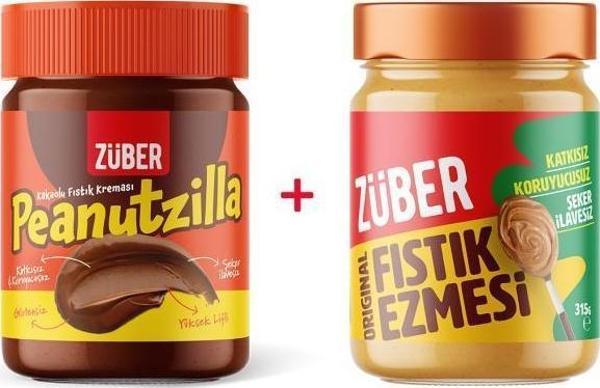 Peanutzilla x1+ Original Fıstık Ezmesi x1 - Image 1