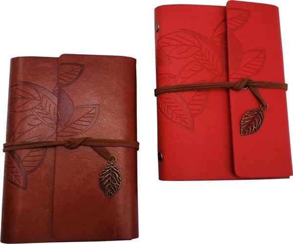 Küçük Boy Retro Deri Defter - Image 1
