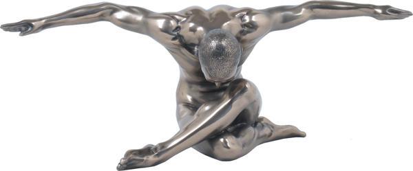 WISE BRONZ ERKEK BIBLO Dekoratif Hediyelik Ev Ofis Aksesuarı - Image 1