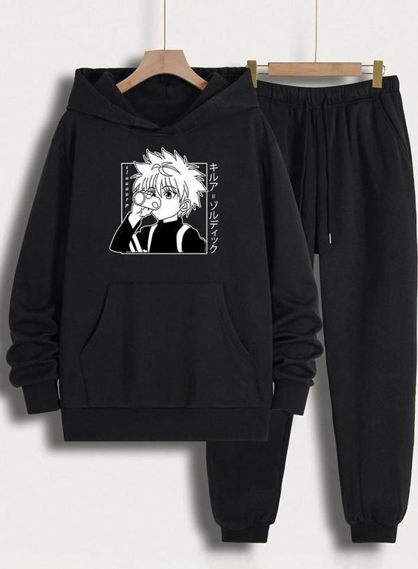 Unisex Killua Zoldyck Baskılı Eşofman Takımı - Image 1