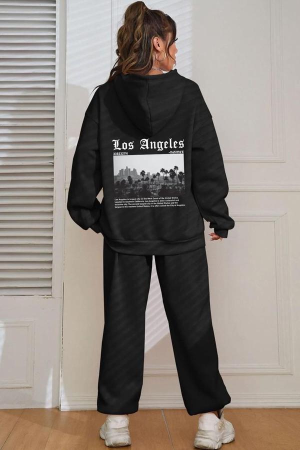 Unisex Los Angles Baskılı Eşofman Takımı - Image 1