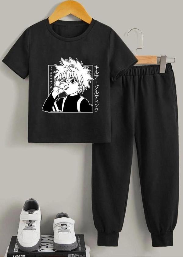 Çocuk Killua Zoldyck Alt - Üst Eşofman Takımı - Image 1