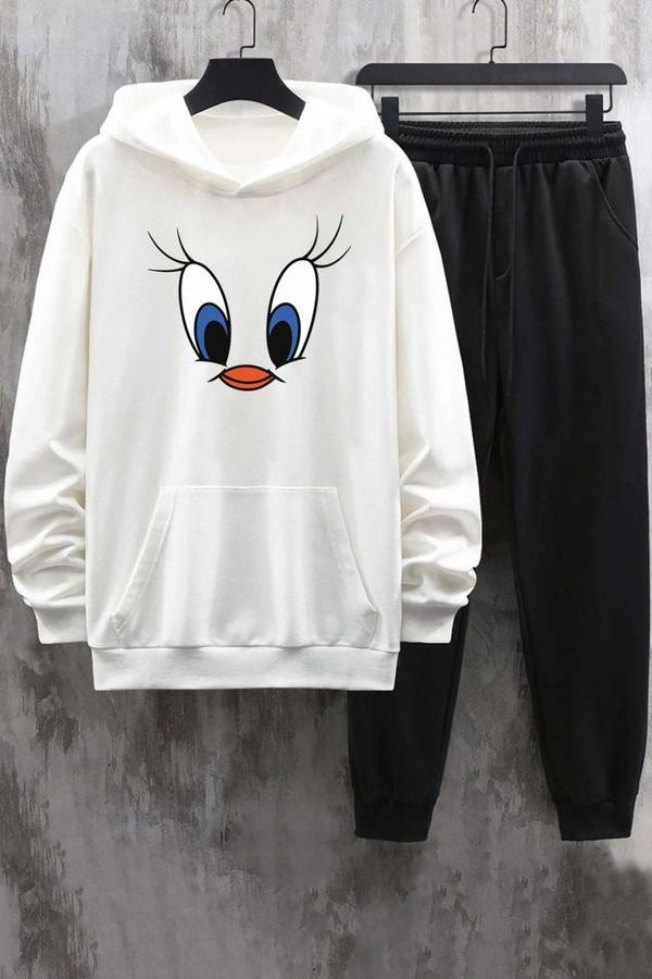 Unisex Tweety Baskılı Eşofman Takımı - Image 1