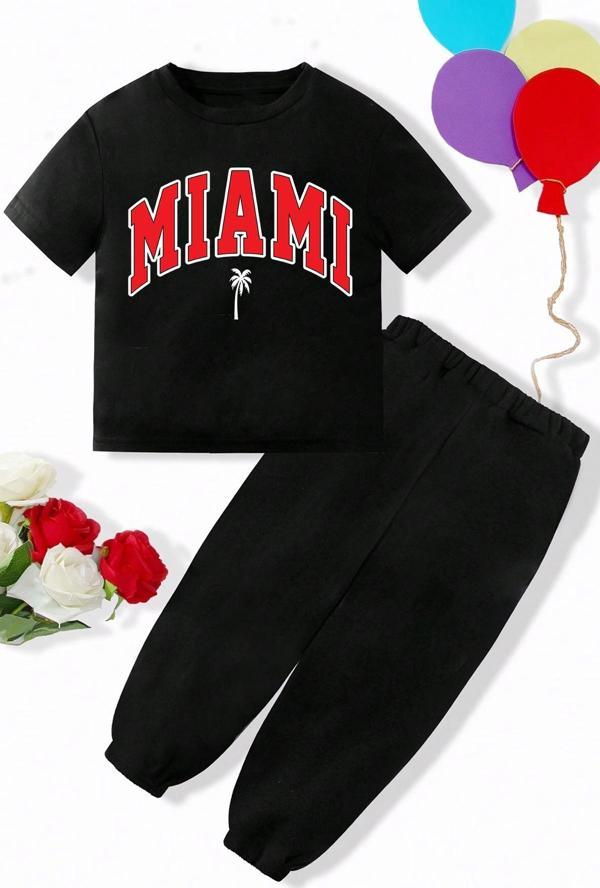 Çocuk Miami Alt - Üst Eşofman Takımı - Image 1