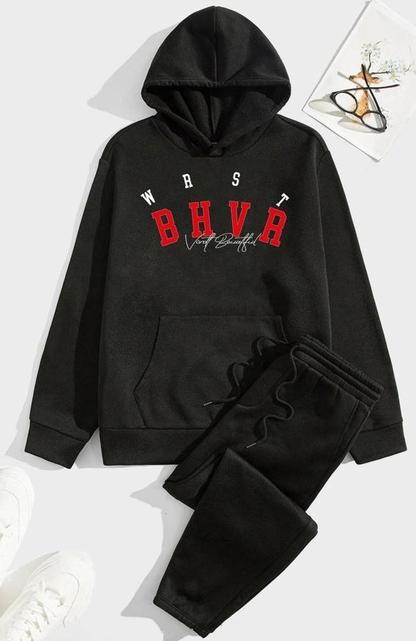 Unisex Bhvr Baskılı Eşofman Takımı - Image 1