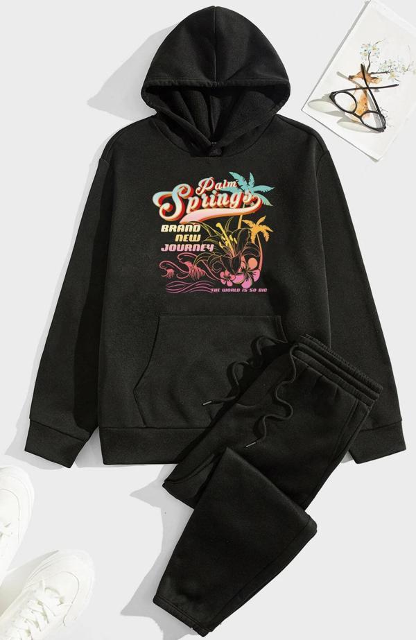 Unisex Brand New Journey Baskılı Eşofman Takımı - Image 1