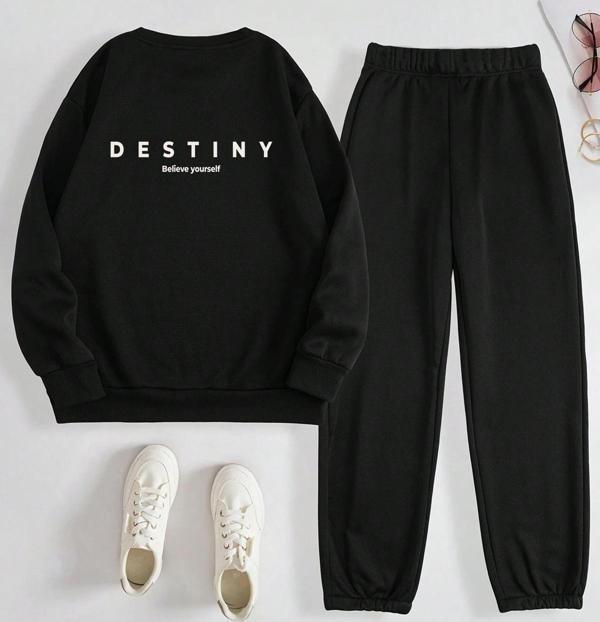Unisex Destiny Baskılı Eşofman Takımı - Image 1