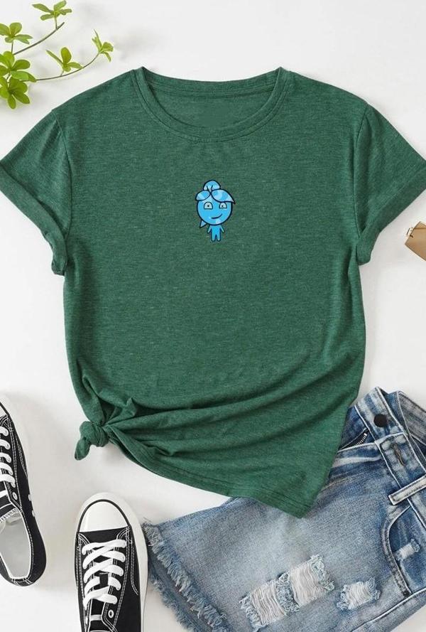 Unisex Su Avatar Baskılı T-shirt - Image 1