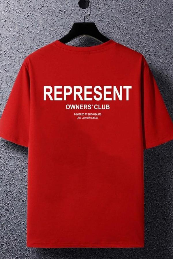 Unisex Represent  Baskılı T-shirt - Image 1