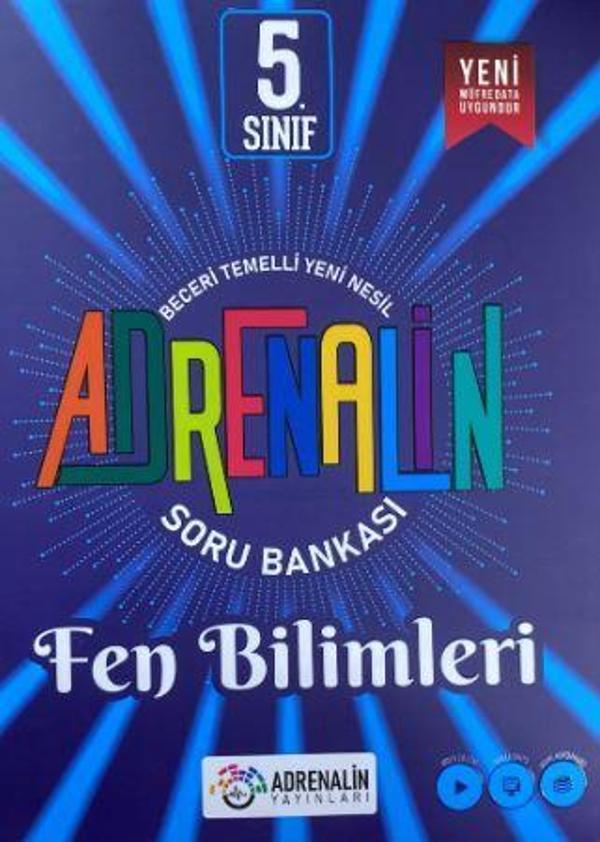 5. Sınıf Fen Bilimleri Soru Bankası - Adrenalin Yayınları - Image 1