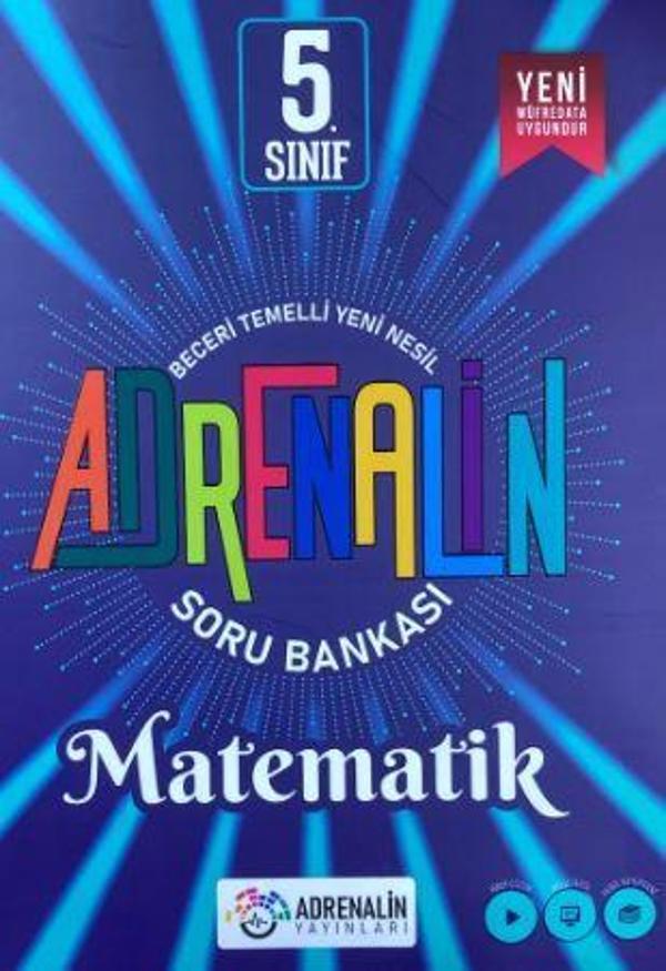 5. Sınıf Matematik Soru Bankası - Adrenalin Yayınları - Image 1
