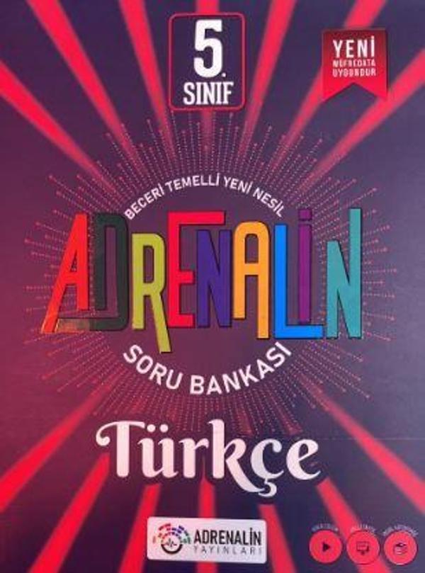 5. Sınıf Türkçe Soru Bankası - Adrenalin Yayınları - Image 1